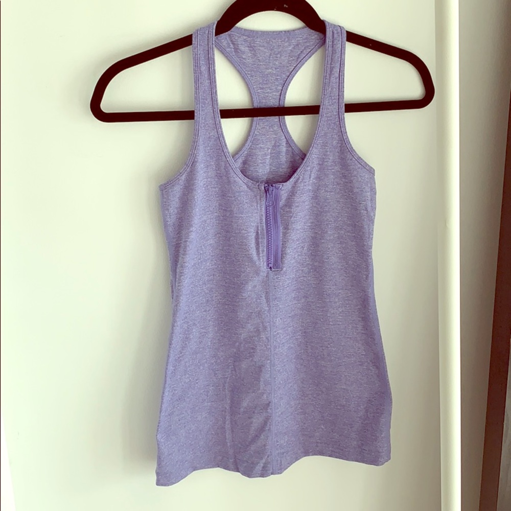 Lululemon Purple ZIP Racerback
